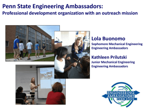 Penn State Engineering Ambassadors: