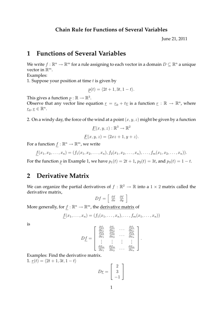 Chain Rule