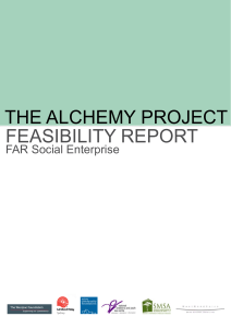 THE ALCHEMY PROJECT FEASIBILITY REPORT