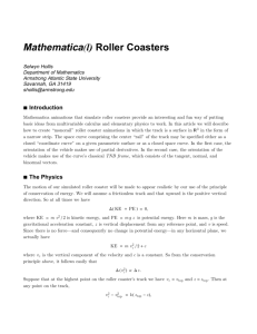 Mathematica(l) Roller Coasters