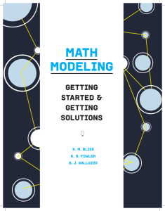 Math Modeling - M3 Challenge