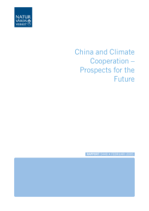 China and Climate Co-operation