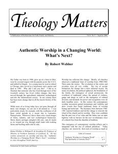 Sep/Oct 2000 Theology Matters