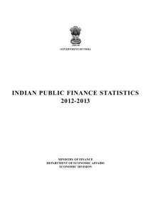 indian public finance statistics 2012-2013