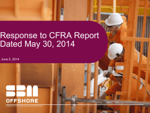 Response to CFRA Report Dated May 30, 2014