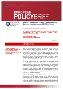 Attitudes towards Migration and Social Capital Formation in the