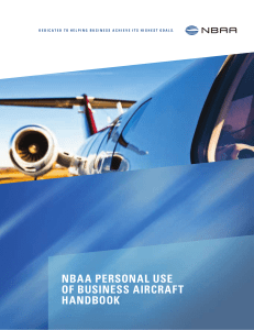 NBAA Personal Use of Business Aircraft Handbook, Updated May