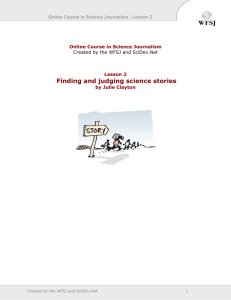pdf version - World Federation of Science Journalists