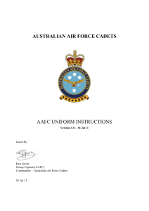 AUSTRALIAN AIR FORCE CADETS