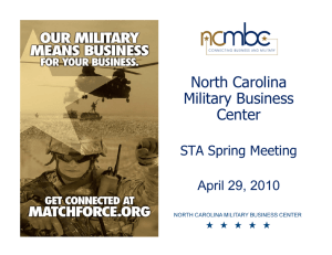 3. Non-Available Component - North Carolina Military Business Center