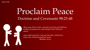 Lesson 102 D&C 98:23-48 Proclaim Peace PDF