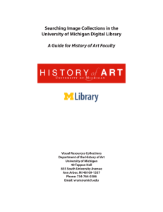 Searching Image Collections in the University of Michigan Digital