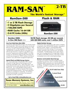 RamSan-500 Datasheet