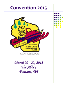Convention 2015 - Association of Wisconsin Snowmobile Clubs