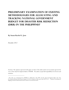 Preliminary Examination of Existing Methodologies for