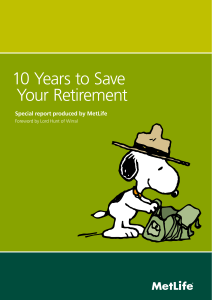 10 Years to Save Your Retirement