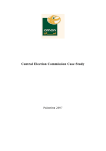 Central Election Commission Case Study