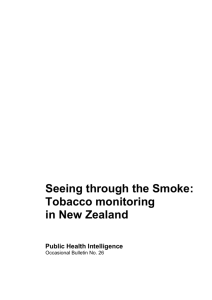 Seeing through the Smoke: Tobacco monitoring