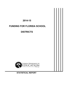 Funding for Florida School Districts