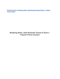 Breaking News: Zeek Rewards Closes It Doors – Popular Penny