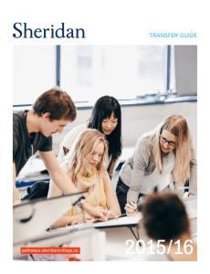 Sheridan Transfer - Sheridan College