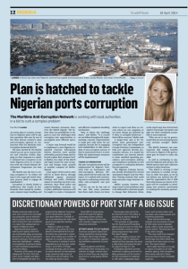 Plan is hatched to tackle Nigerian ports corruption