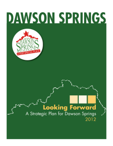 Looking Forward - Dawson Springs, Kentucky