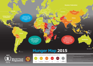 Hunger Map 2015 - World Food Programme