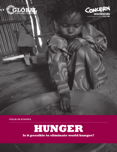 Hunger - Global Concerns Classroom