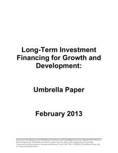 Long-Term Investment Financing for Growth and Development