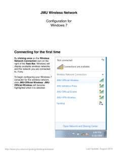 JMU Wireless Network