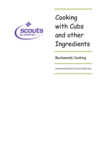 Cooking with Cubs - Loughborough District Scouts