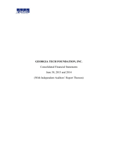 Consolidated Financial Statements June 30, 2015 and 2014