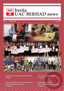 berita UAC BERHAD news