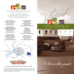 (901) 457.2770 | www.collierville.com Town of