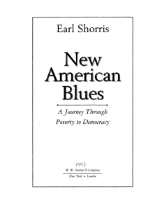 Earl Shorris, New American Blues: A Journey through Poverty to