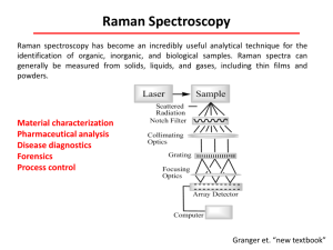 Lecture notes – Raman Spectroscopy