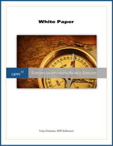 Guidelines for Implementing Balanced Scorecard