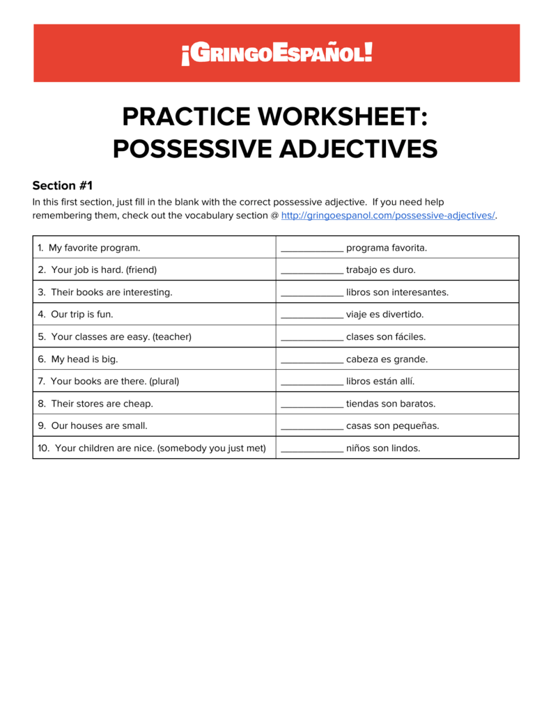 12-spanish-possessive-adjectives-worksheet-worksheeto