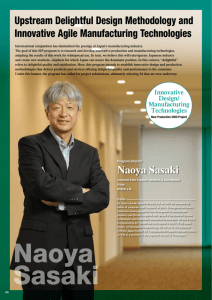 Naoya Sasaki Upstream Delightful Design Methodology and
