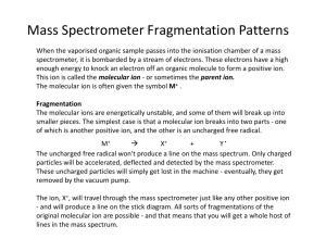 Mass Spec-Fragmentation