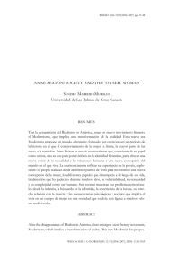 anne sexton: society and the "other" woman - Acceda