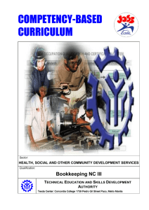 Bookkeeping(NCIII) - laconcordia.edu.ph