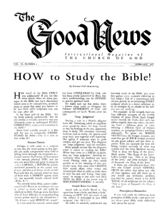 Good News 1957 (Vol VI No 02) Feb - Herbert W. Armstrong Library