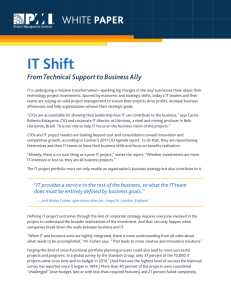 IT Shift: From Technical Support to Business