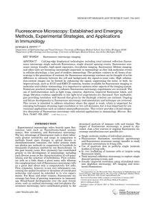 Fluorescence microscopy: Established and emerging methods