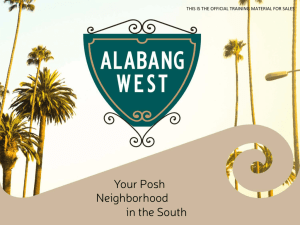 Your Posh Neighborhood in the South