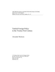 Turkish Foreign Policy in the Twenty