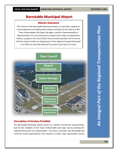 ef airport - The Town of Barnstable