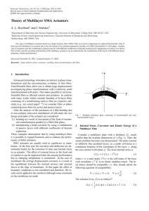 Theory of Multilayer SMA Actuators
